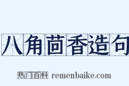 八角茴香造句是什么意思的图片